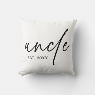 Onkel Establishment Elegant Typografy New Oncle Kissen