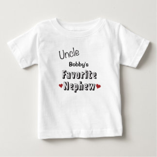 Onkel Favorite Nephew Baby T-Shirt personalisiert