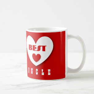 ONKEL Geschenk mit Herz-individueller Name V14B Kaffeetasse
