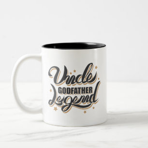 Onkel Godvater Legende Zweifarbige Tasse