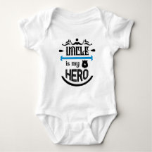 Onkel ist mein Held Baby Bodysuit