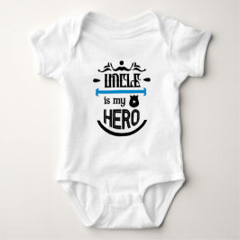 Onkel ist mein Held Baby Bodysuit Strampler