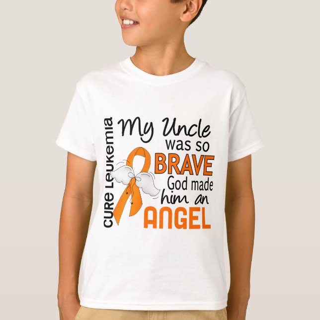 Onkel Leukemia des Engels-2 T-Shirt (Vorderseite)