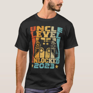 Onkel Level Unlock 2023 Baby Announcement Onkel T-Shirt