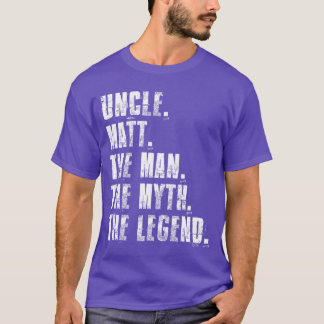 Onkel Matthe Manhe Mythhe Legende Lustiger Matt Sp T-Shirt