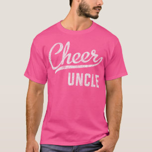 Onkel mit Stolz anfeuern Cheerleading Onkel T-Shirt