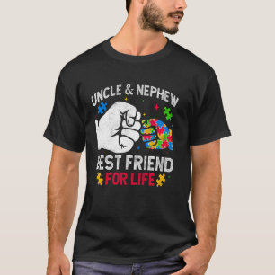 Onkel Neffe bester Freund fürs Leben Autismus-Bewu T-Shirt