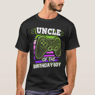 Onkel of the Birthday Boy Matching Video Gamer T-Shirt