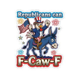 Onkel Sam Huhn Republikaner Können F-Caw-F T-Shirt