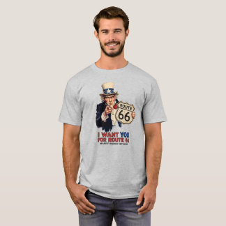 Onkel Sam Ich Will Dich Für Route 66 T-Shirt