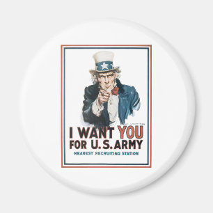 Onkel Sam "Ich will DICH!" Magnet