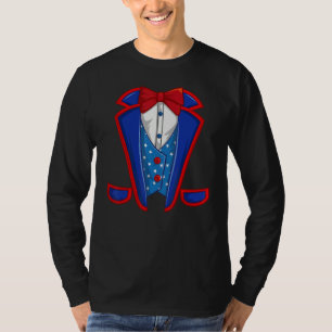 Onkel Sam Kostüm 4. Juli Halloween Onkel Sam T-Shirt