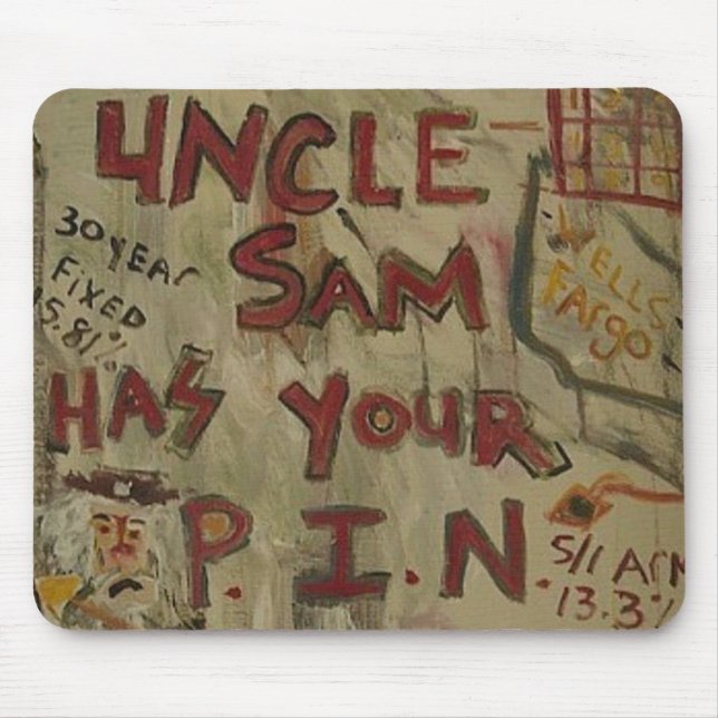 ONKEL SAM PIN NUMMER MOUSEPAD (Vorne)
