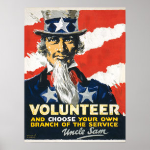 Onkel-Sam-Plakat Poster