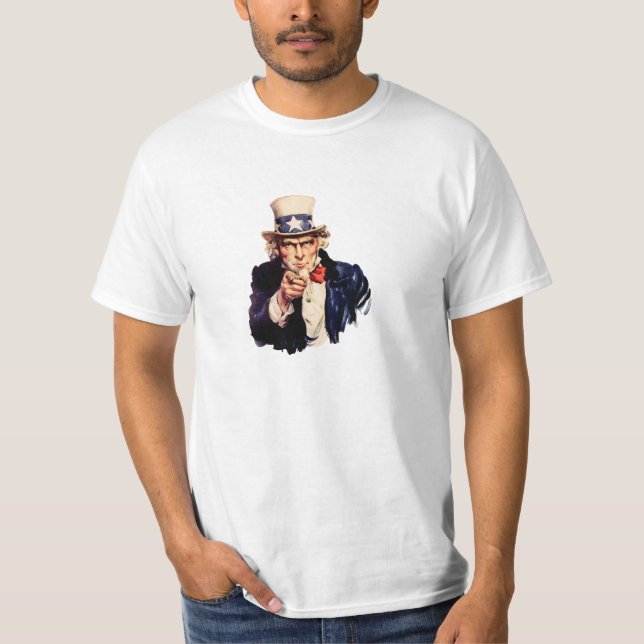 ONKEL SAM PUNKT T-Shirt (Vorderseite)