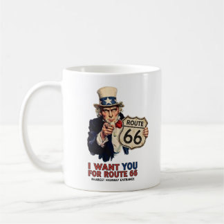 Onkel Sam Route 66 Kaffeetasse