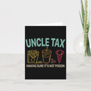 Onkel Tax sicherstellen, dass ihr nicht Gift Väter Karte