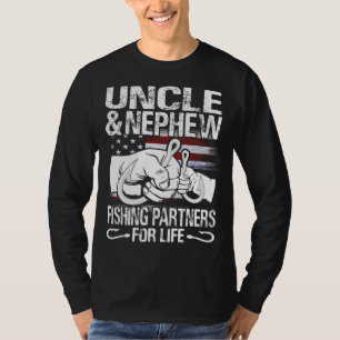 Onkel und Neffe Matching Shirts Fischereipartner 