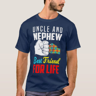 Onkel und Nephew bester Freund für Leben Autistik T-Shirt