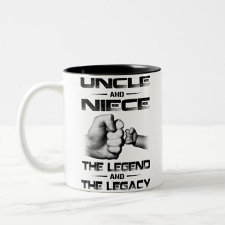 Onkel und Nichte die Legende Zweifarbige Tasse