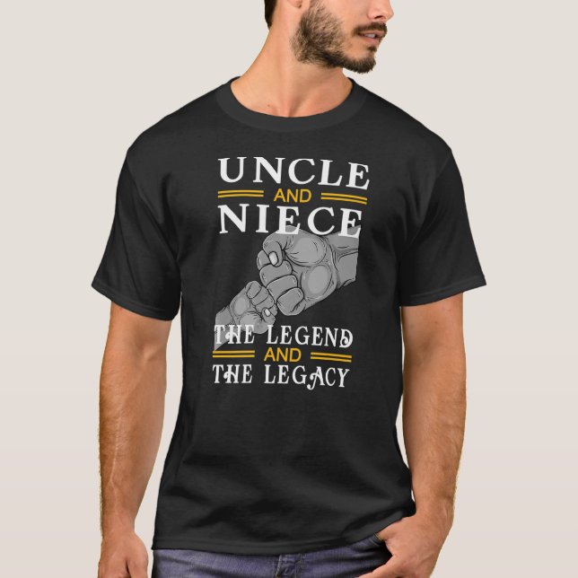 Onkel und Niece passen auf das Vermächtnis T-Shirt (Vorderseite)