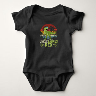 Onkelarurus Rex Cooles Retro-Dinosaurier-Design Baby Strampler