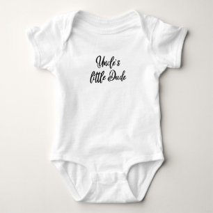 Onkel's Little Typ Hipster Baby, Niedlich Baby Boy Strampler