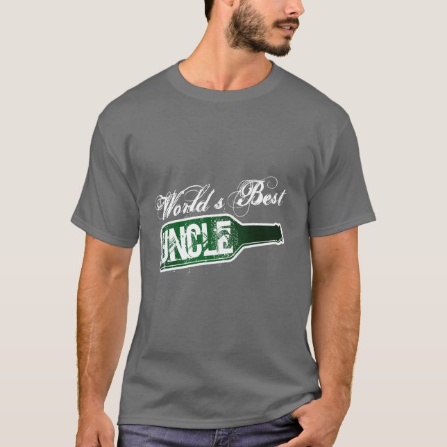 Onkelt-shirt | Bierflascheentwurf der Welt bester T-Shirt (Vorderseite)