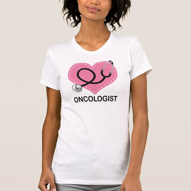 Onkologe-Herz-Geschenk T-Shirt (Vorderseite)