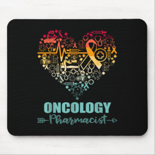 Onkologie-Apotheker Herz Lustig Vintage Onkologie Mousepad