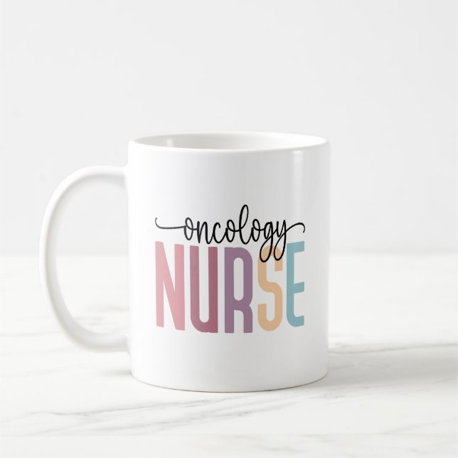 Onkologie Krankenpflege Chemo Krankenpflege Woche Kaffeetasse (Links)