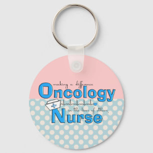 Onkologie-Krankenschwester-Geschenk-einzigartiger Schlüsselanhänger