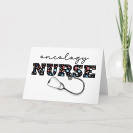 Onkologie NURSE Aufwertung am Krankentag Karte