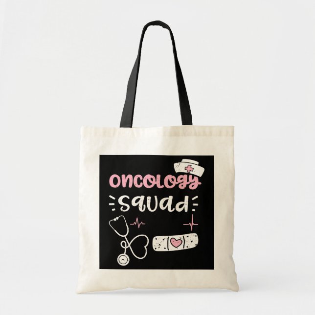 Onkologie Onkologie Squad Nurie Redewendungen Tragetasche (Vorne)