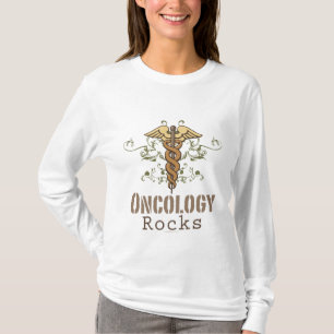 Onkologie schaukelt langes Hülsen-T-Shirt T-Shirt
