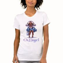 "OnLaye1" Frauen-Bella+Leinwand T - Shirt mit schl