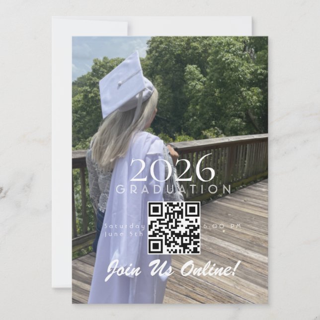 Online-Abschluss-Einladungs-QR-Code 2026 (Vorderseite)