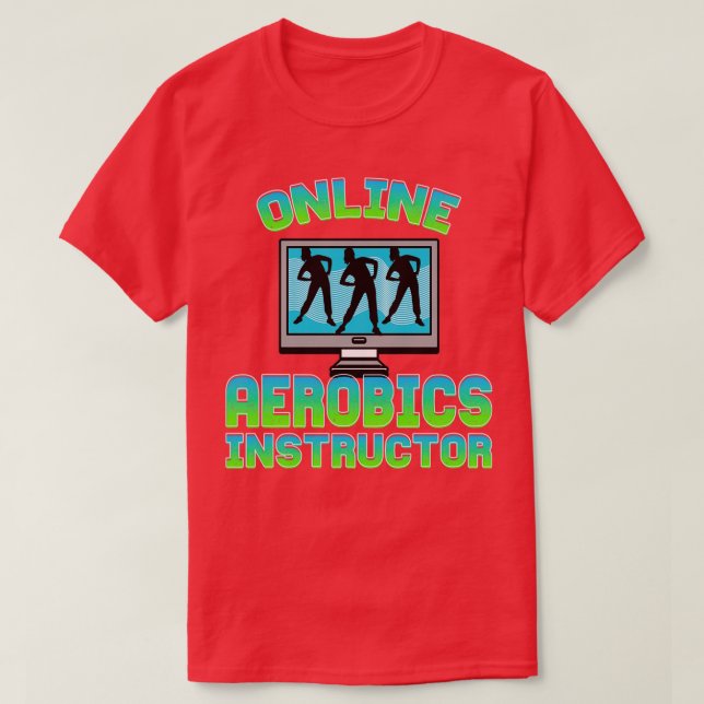 Online Aerobic Instructor T-Shirt (Design vorne)