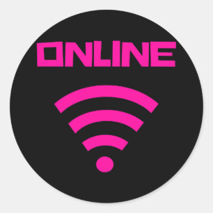 Online-Aufkleber 2024 Runder Aufkleber