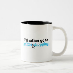 Online-Einkauf Zweifarbige Tasse
