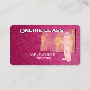 Online-Klassen Visitenkarte