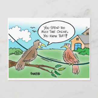 Online-Postkarten für Vögel Postkarte