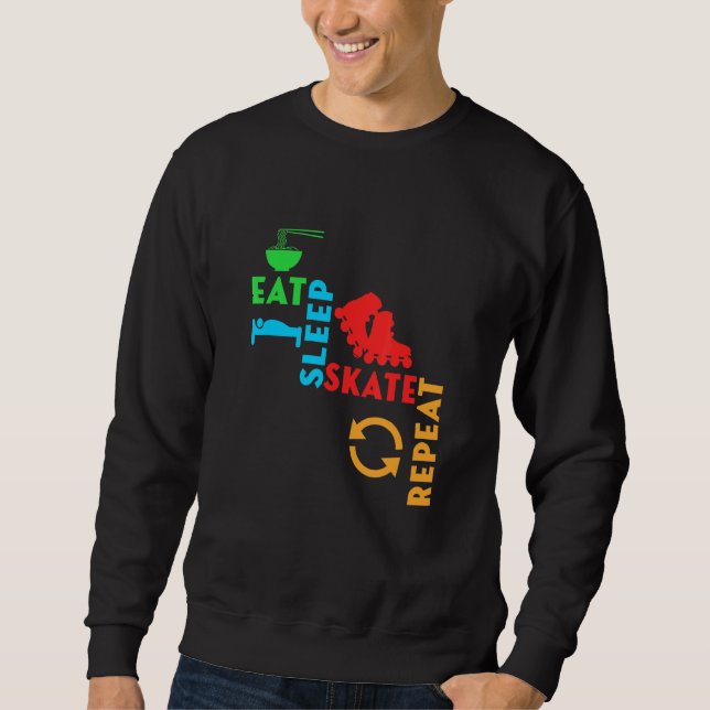 Online-Roller-Skate Derby Sweatshirt (Vorderseite)