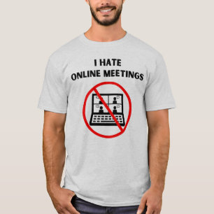 Online-Sitzungen abhalten T-Shirt