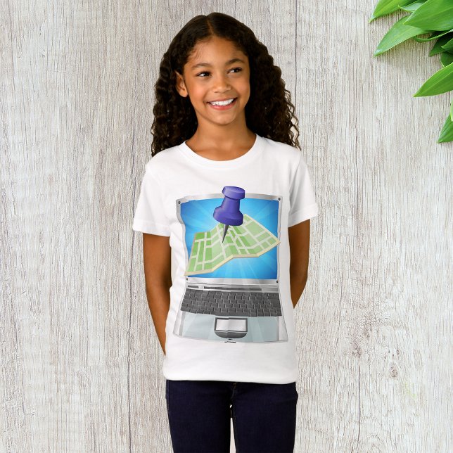 Online Street Map Girls T - Shirt (Von Creator hochgeladen)