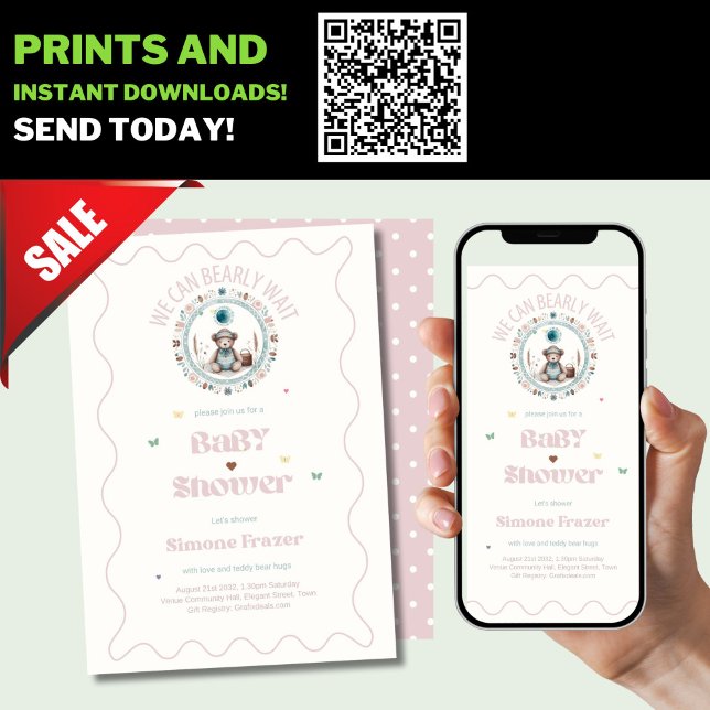 Online-Teddy Bears Picnic Einladungen kann frühzei (Von Creator hochgeladen)