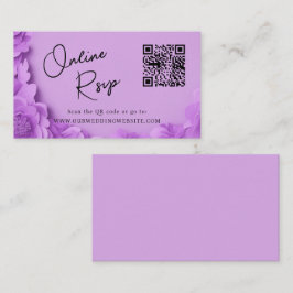 Online UAWG QR Code Barbecore Hochzeitswebsite Visitenkarte