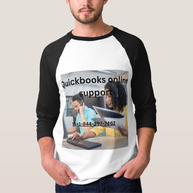 Online-Unterstützung von Quickbooks für die Gehalt T-Shirt (Vorderseite)