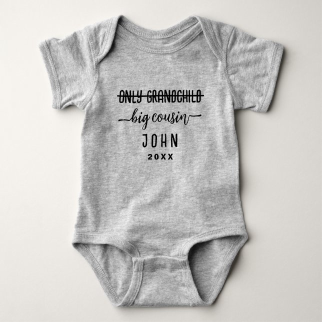 Only Grandchild - BIG COUSIN Custom Baby Bodysuit Strampler (Vorderseite)
