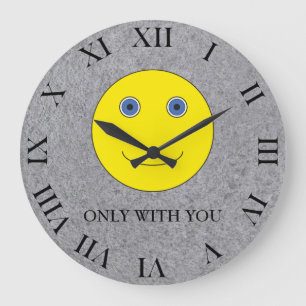 Only with you große wanduhr